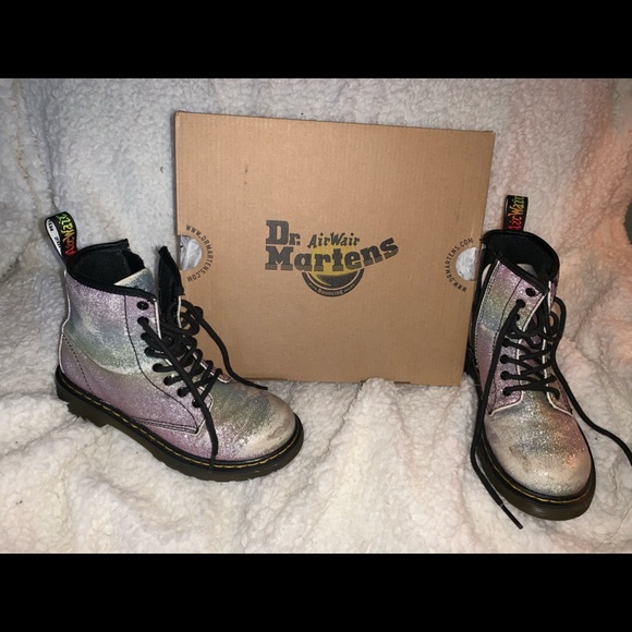 pastel glitter doc martens